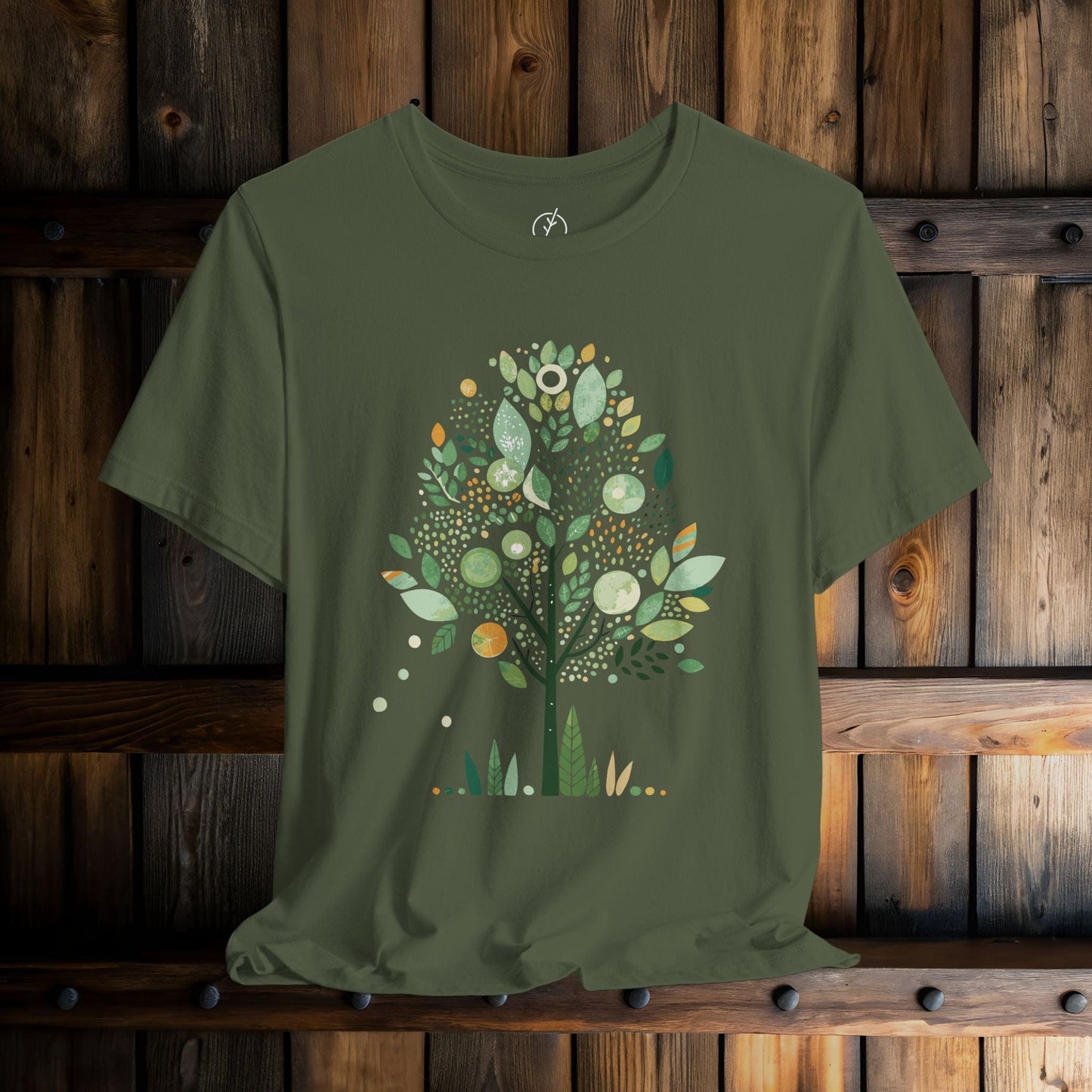 Mint Mosaic Tree T-Shirt