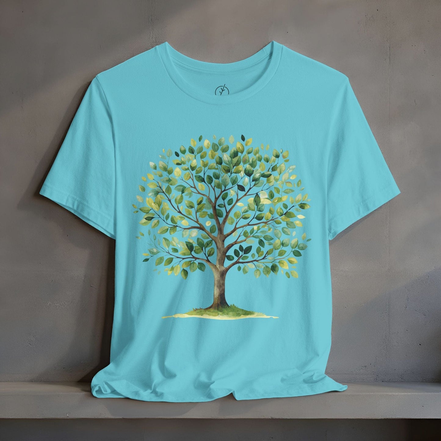 Verdant Watercolor Tree T-Shirt