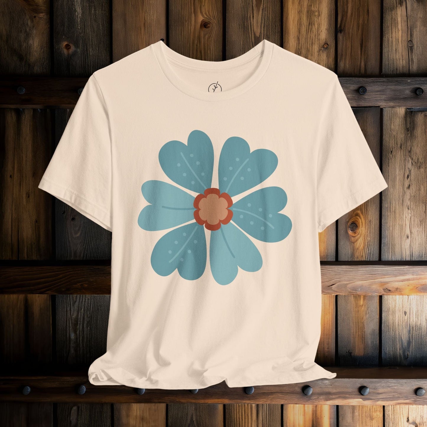 Teal Petal Medallion T-Shirt