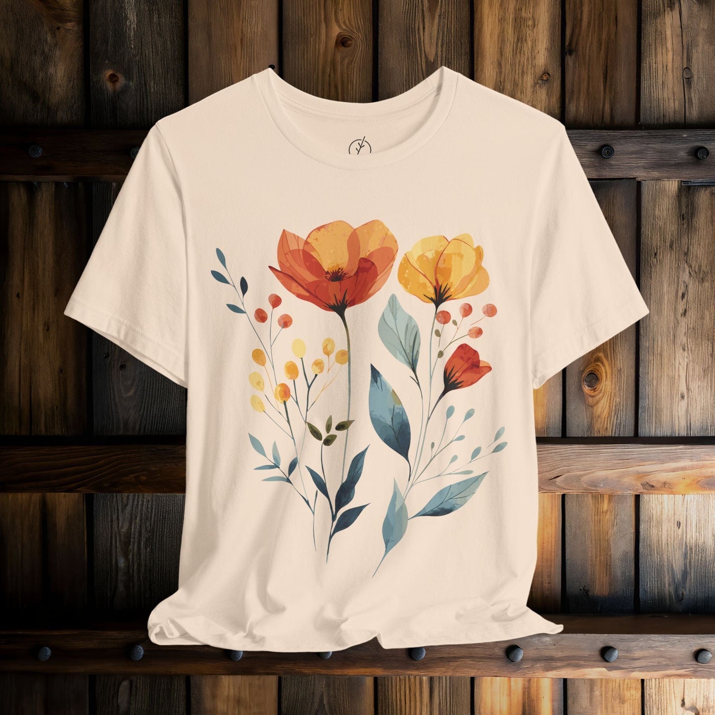 Saffron Bloom Sprigs T-Shirt