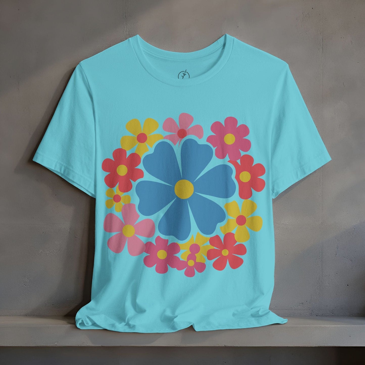 Flower Power Daisy Circle T-Shirt