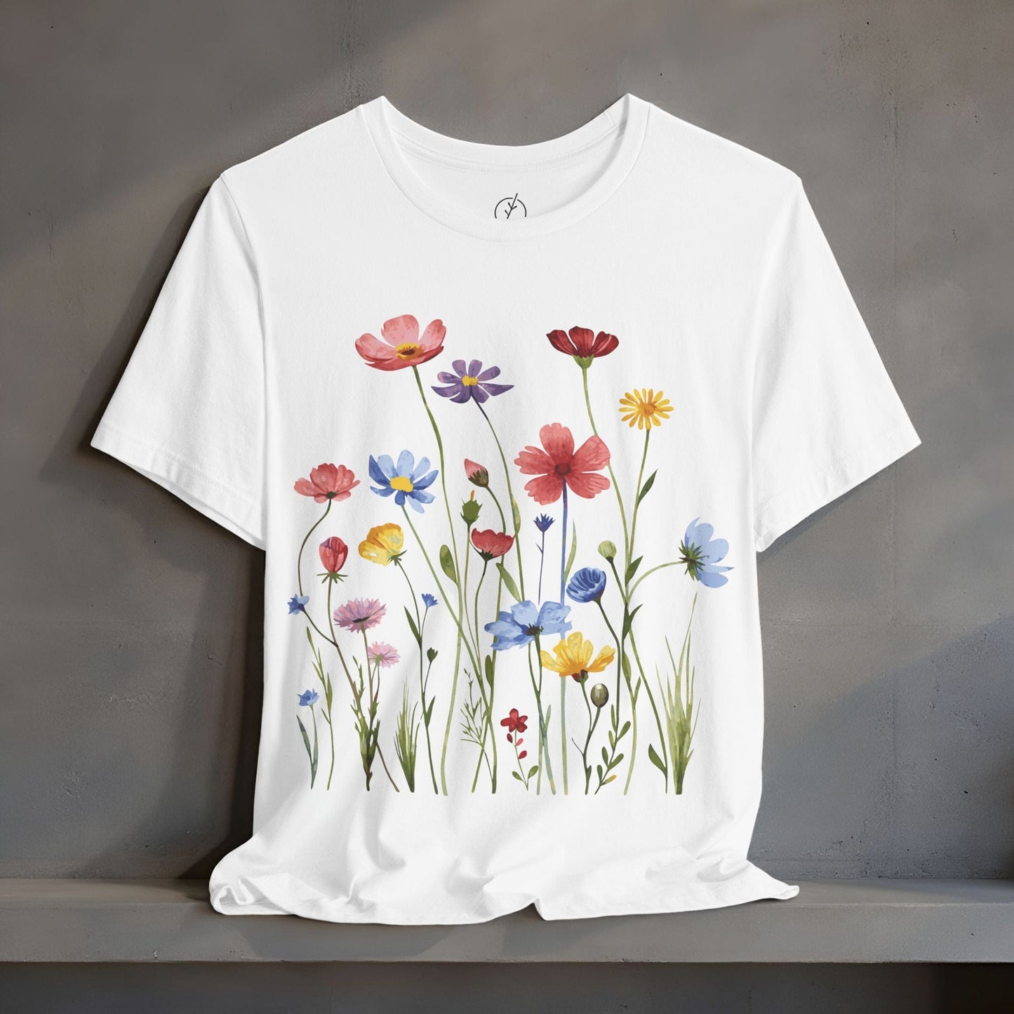 Rainbow Meadow Blooms T-Shirt