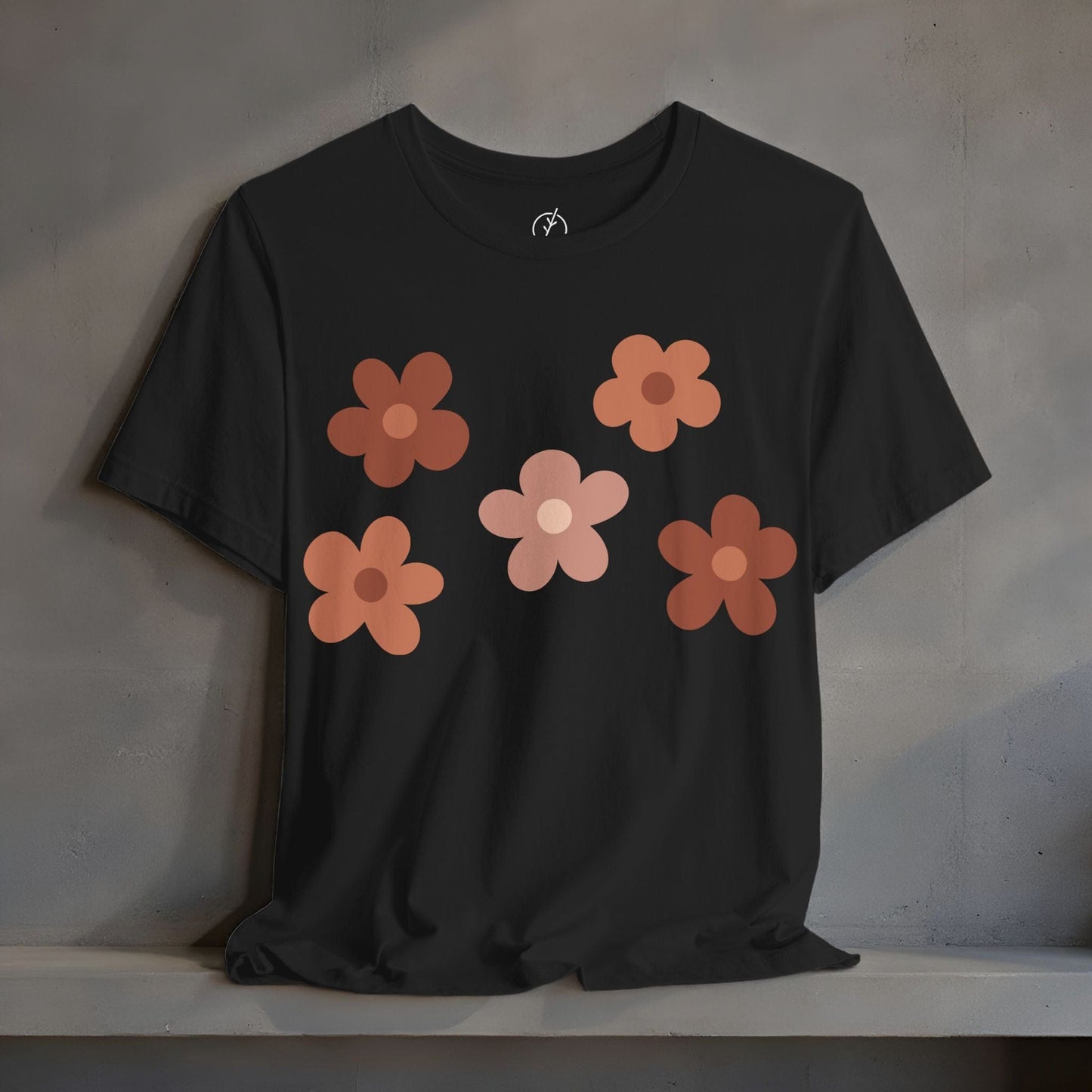Terracotta Daisy Dots T-Shirt