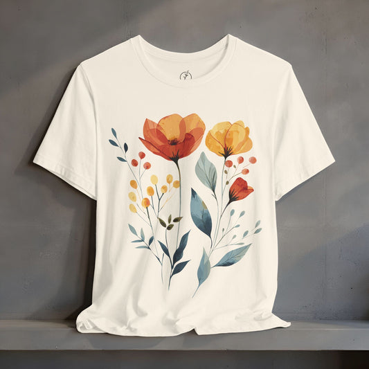 Saffron Bloom Sprigs T-Shirt