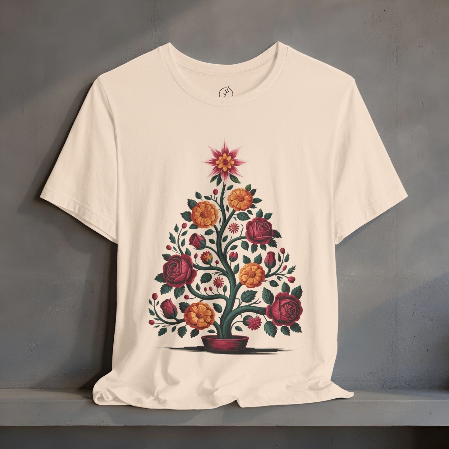 Marigold Rose Tree T-Shirt