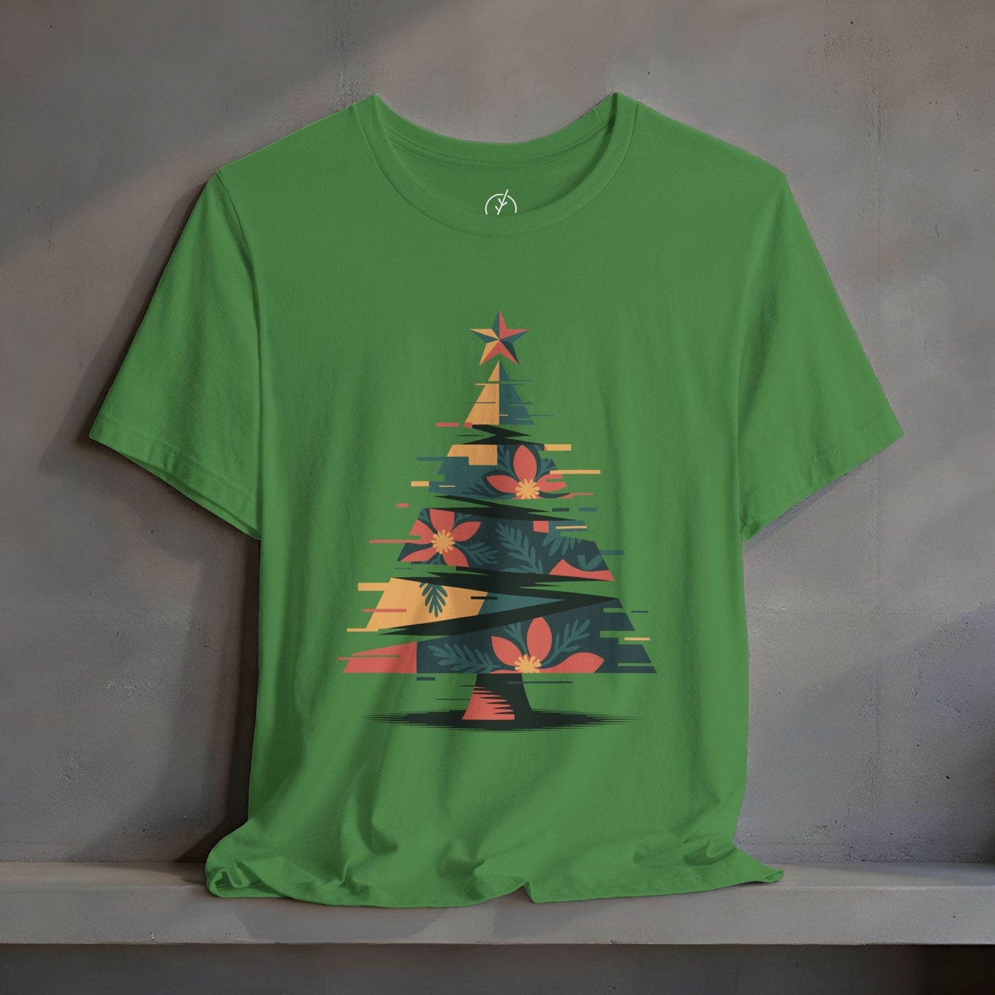 Digital Glitch Tree T-Shirt