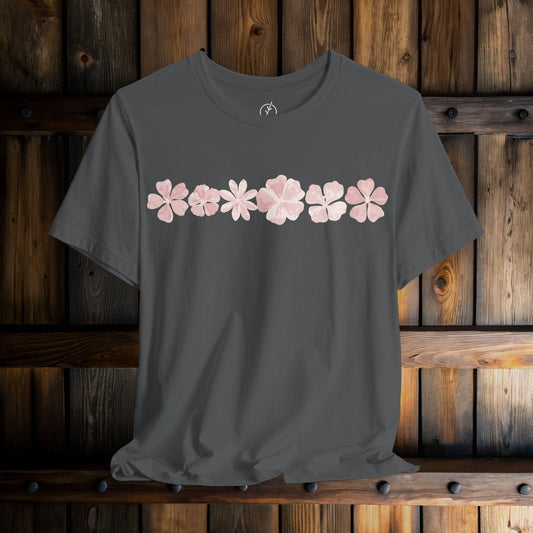 Blush Blossom Border T-Shirt