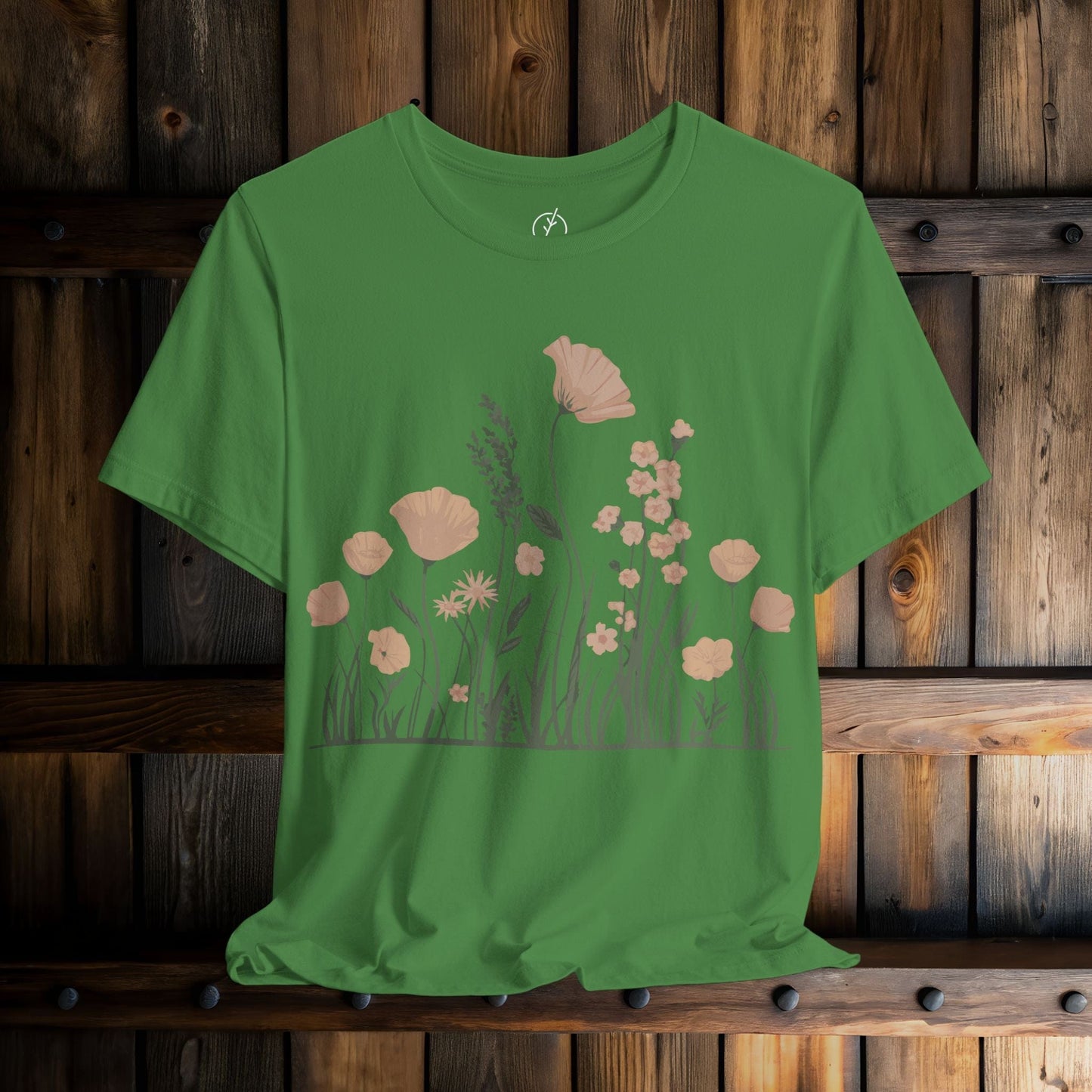 Blush Meadow Border T-Shirt