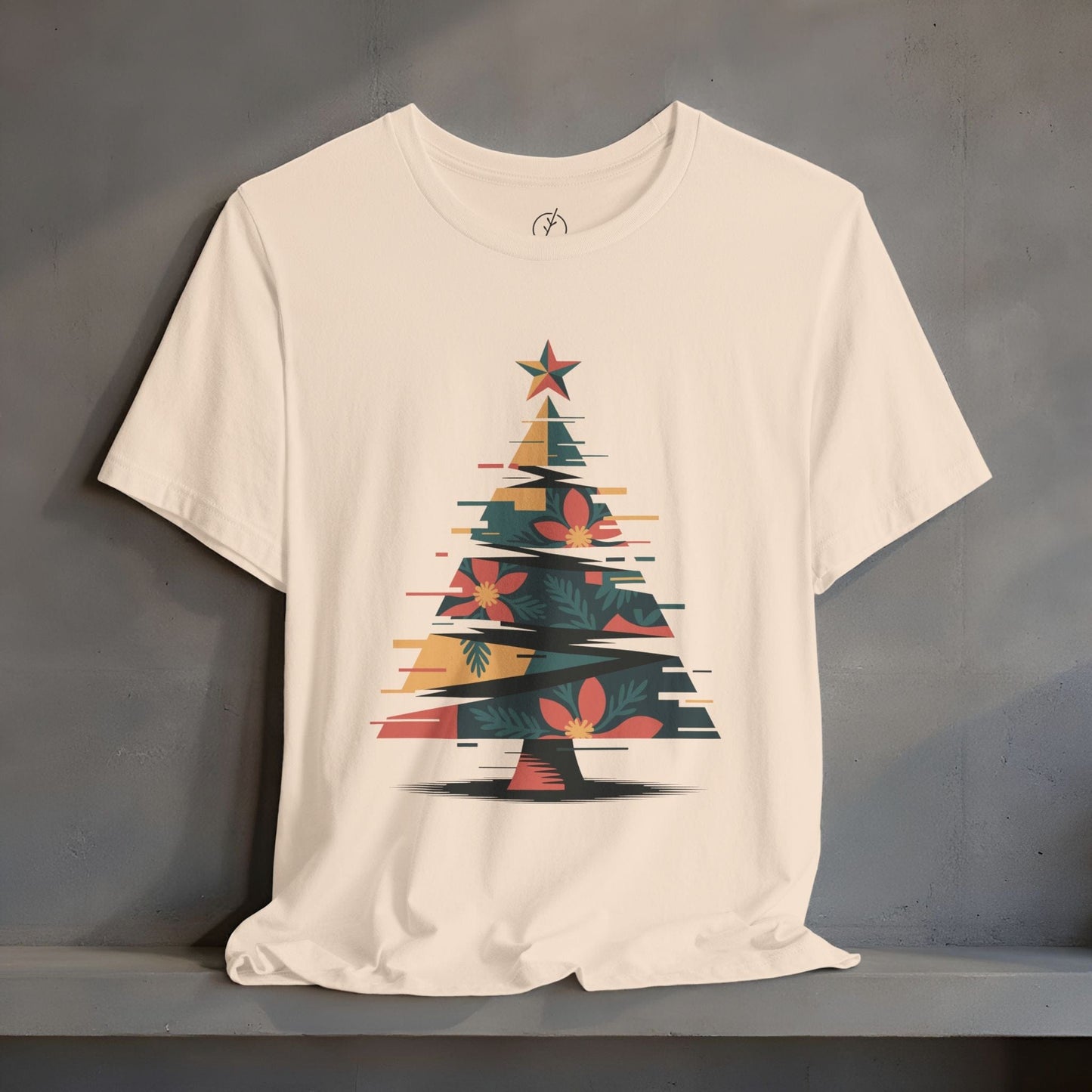 Digital Glitch Tree T-Shirt