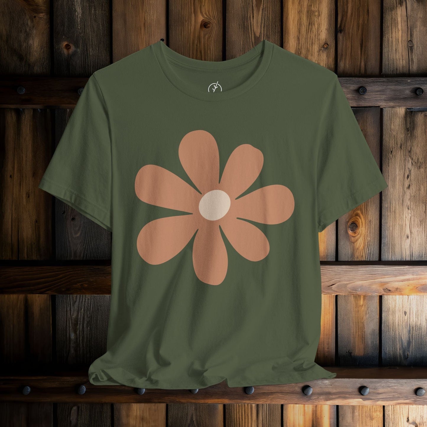 Retro Terracotta Daisy T-Shirt