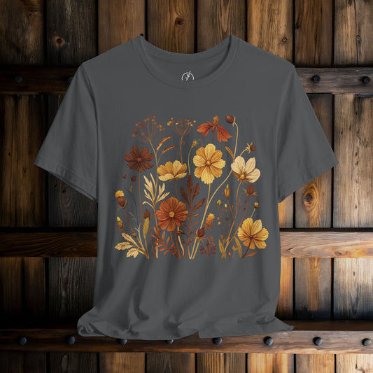 Autumn Meadow Blooms T-Shirt