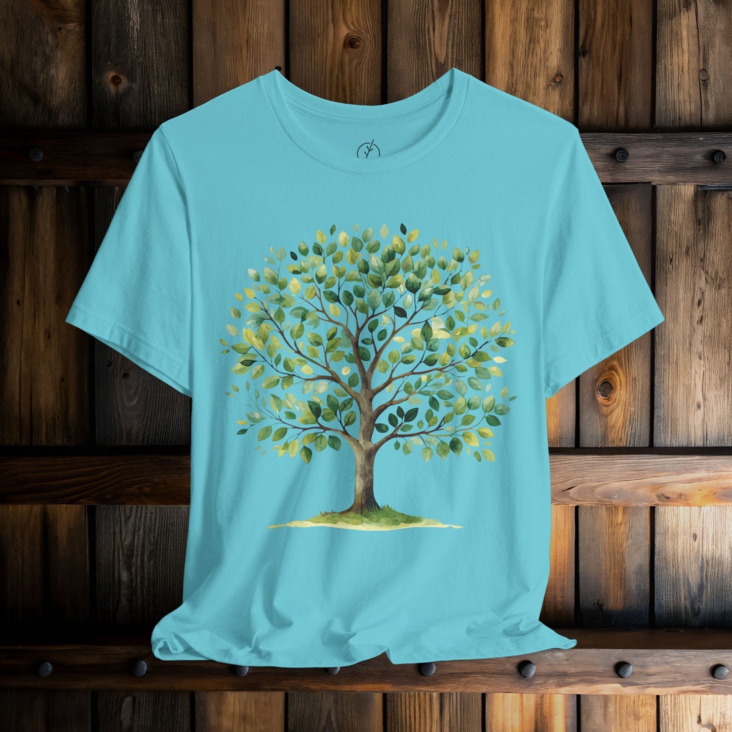 Verdant Watercolor Tree T-Shirt