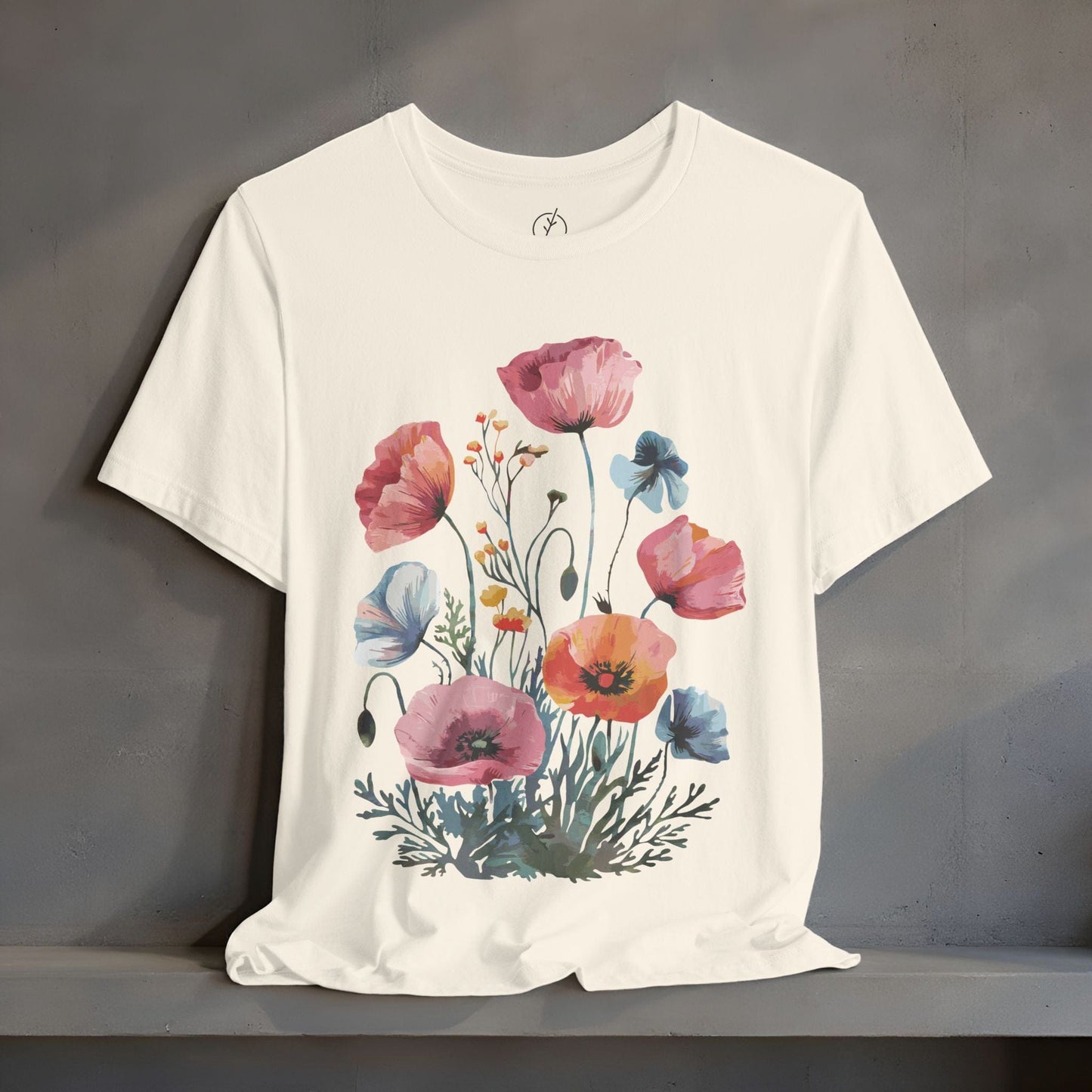 Pastel Poppy Bouquet T-Shirt
