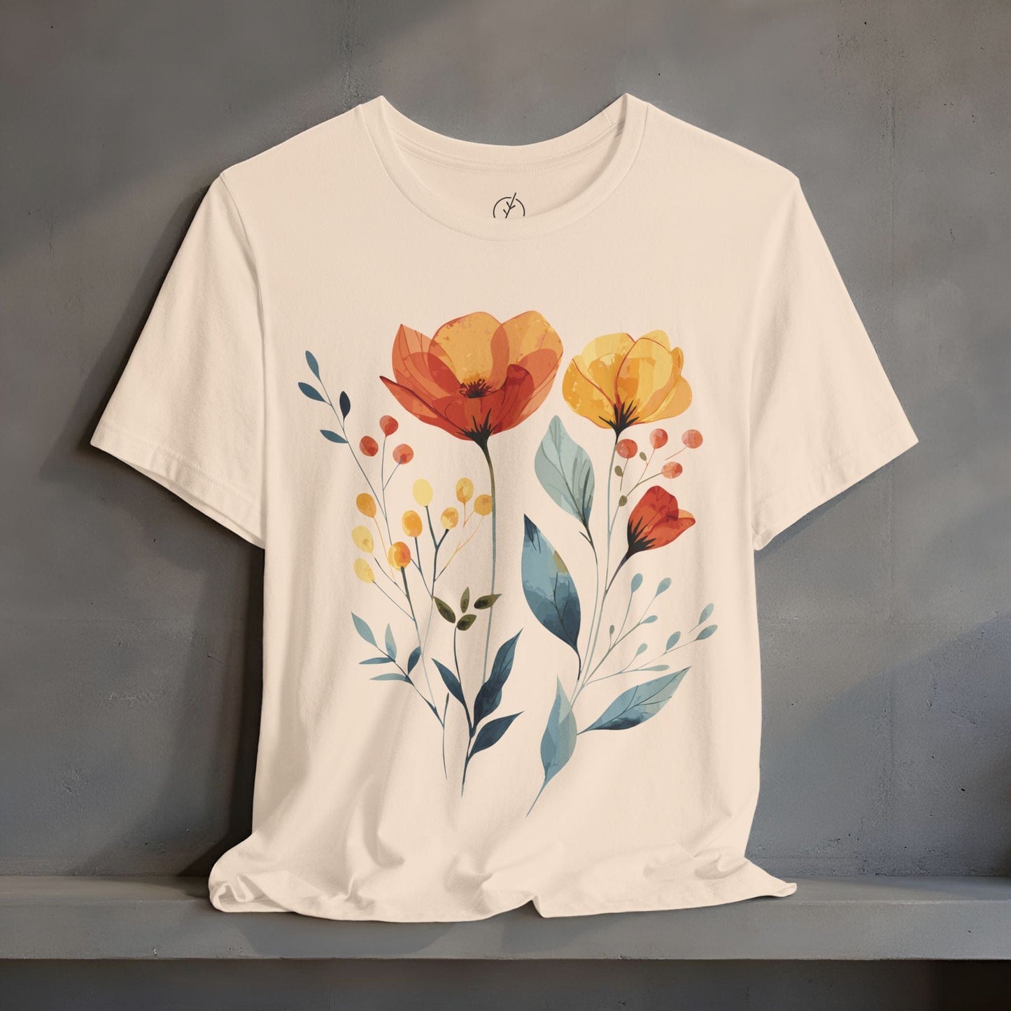 Saffron Bloom Sprigs T-Shirt