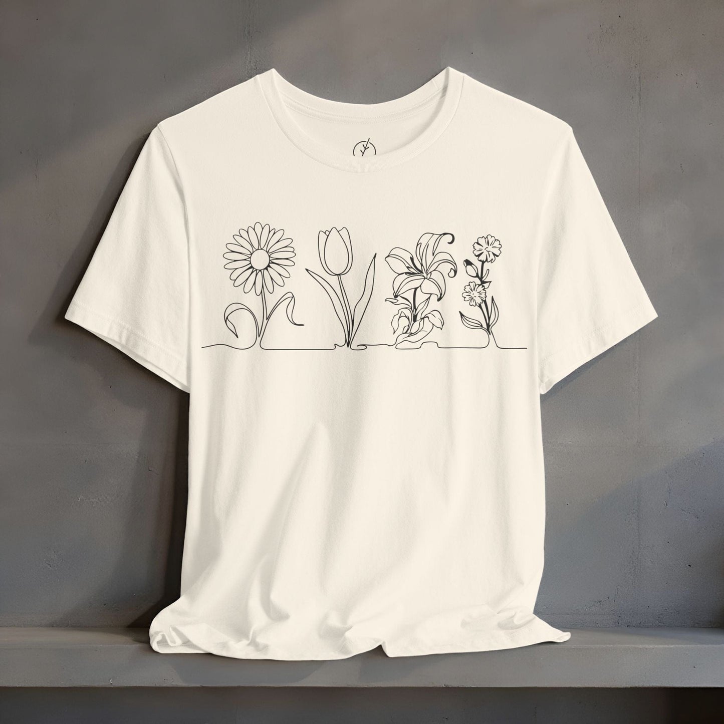 One Line Florals T-Shirt