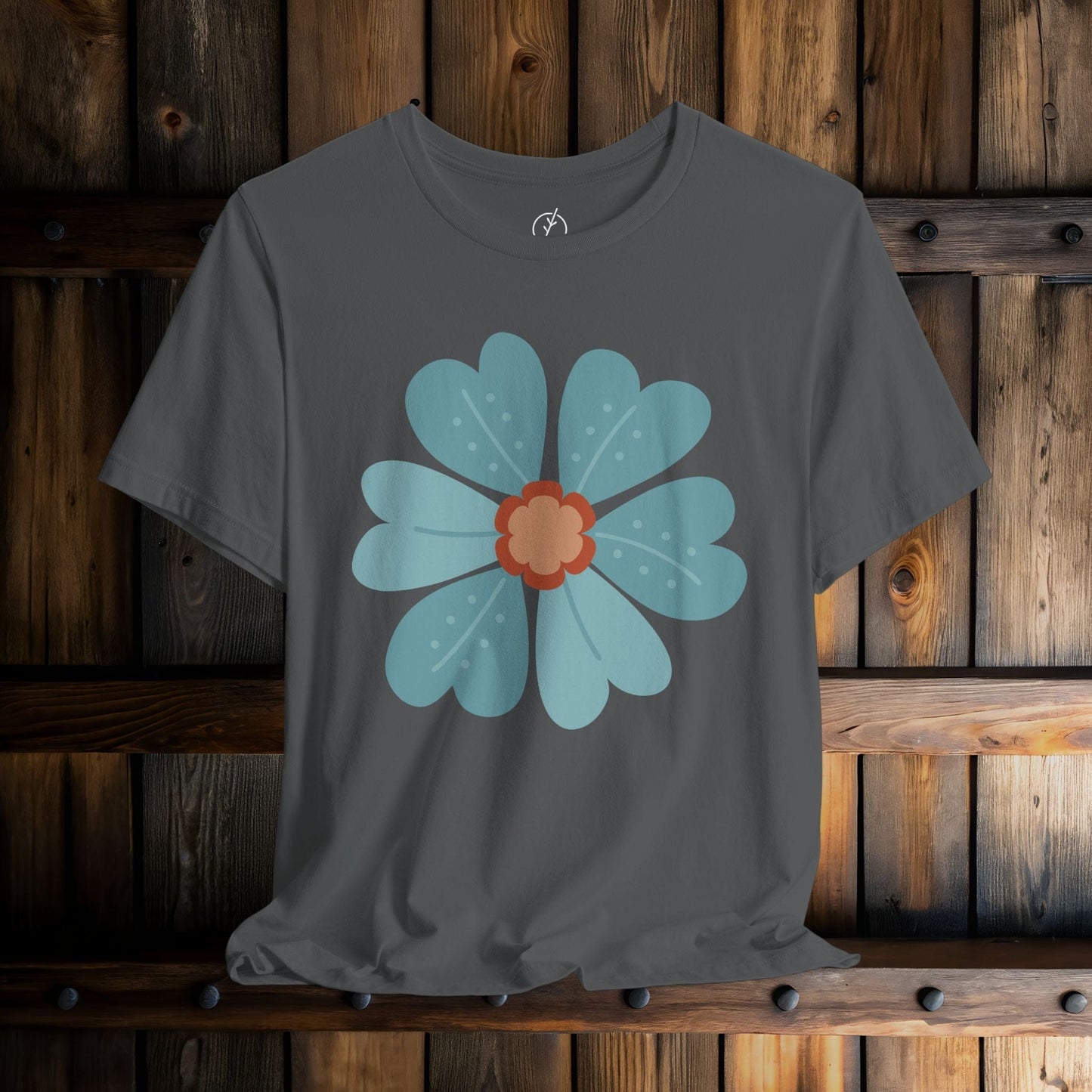 Teal Petal Medallion T-Shirt