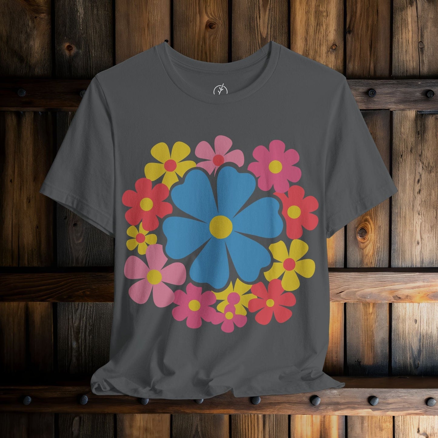 Flower Power Daisy Circle T-Shirt