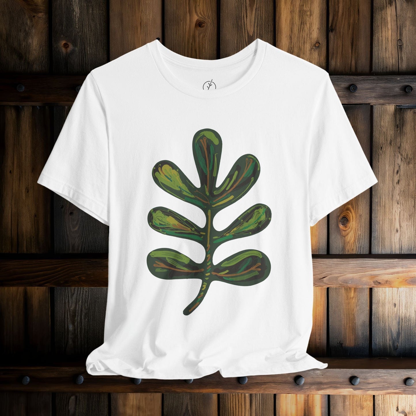 Verdant Totem Leaf T-Shirt