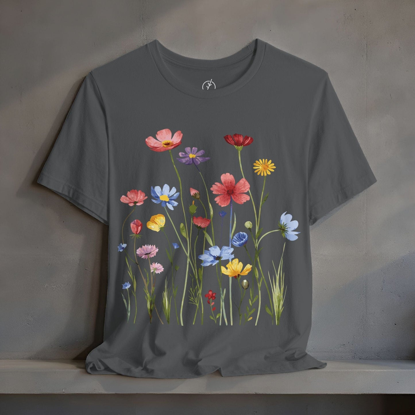 Rainbow Meadow Blooms T-Shirt
