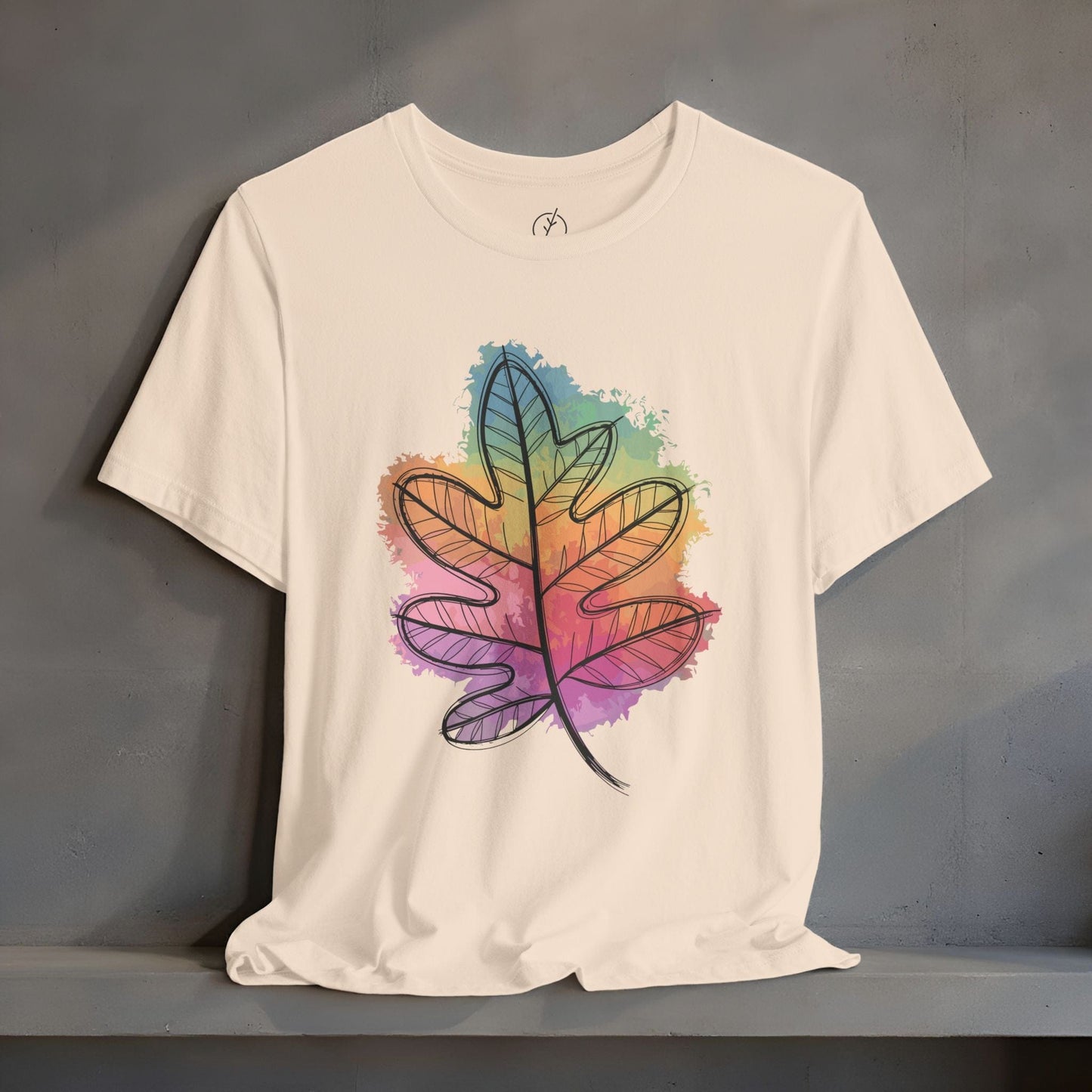 Rainbow Oak Leaf T-Shirt