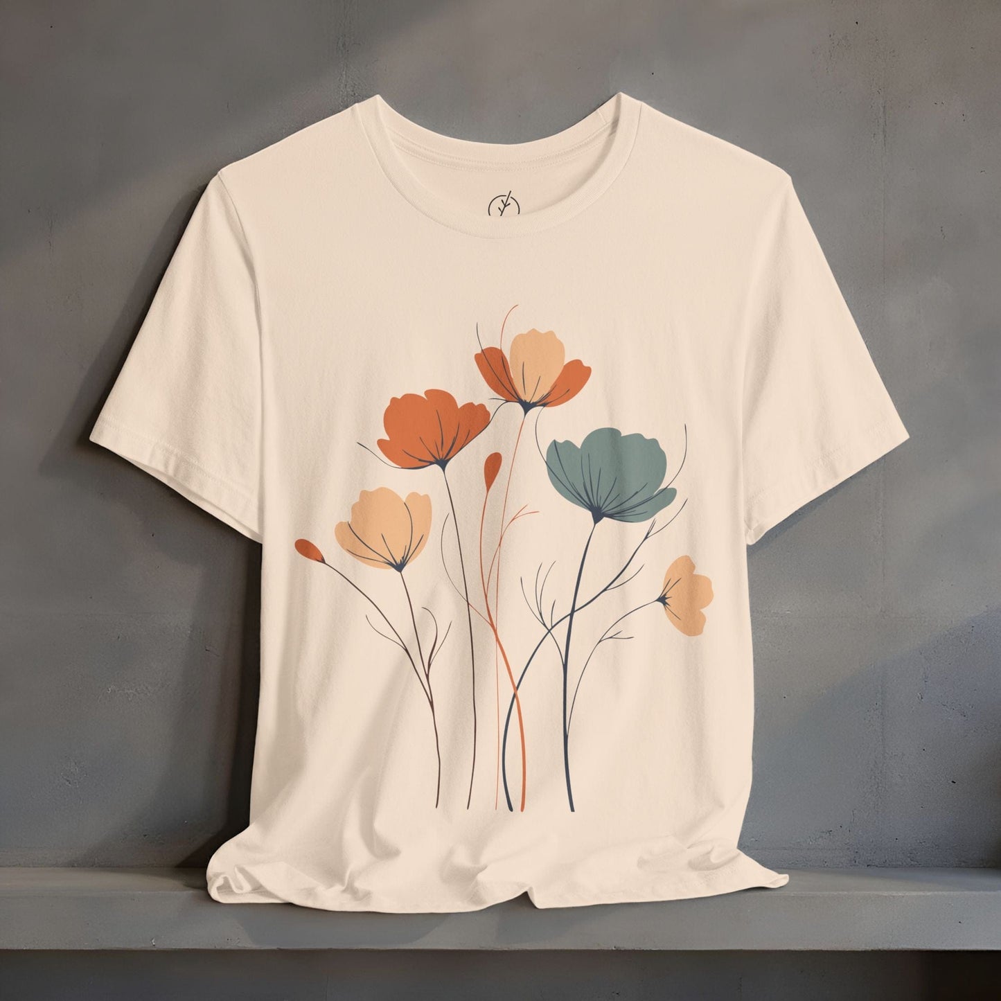 Airy Line Blossoms T-Shirt