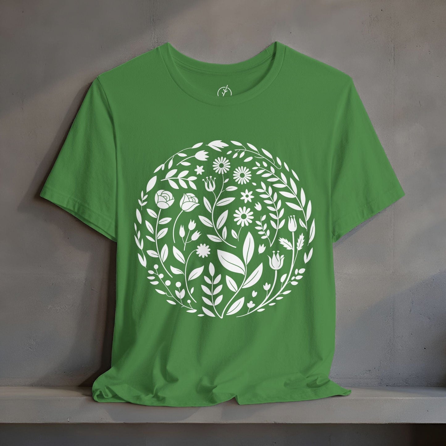 Inked Botanical Circle T-Shirt