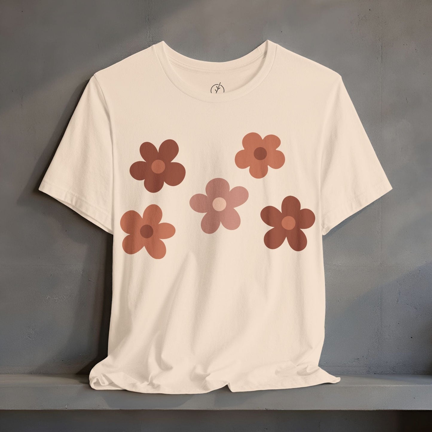 Terracotta Daisy Dots T-Shirt