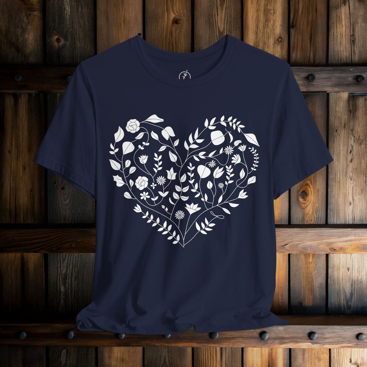 Inked Floral Heart T-Shirt