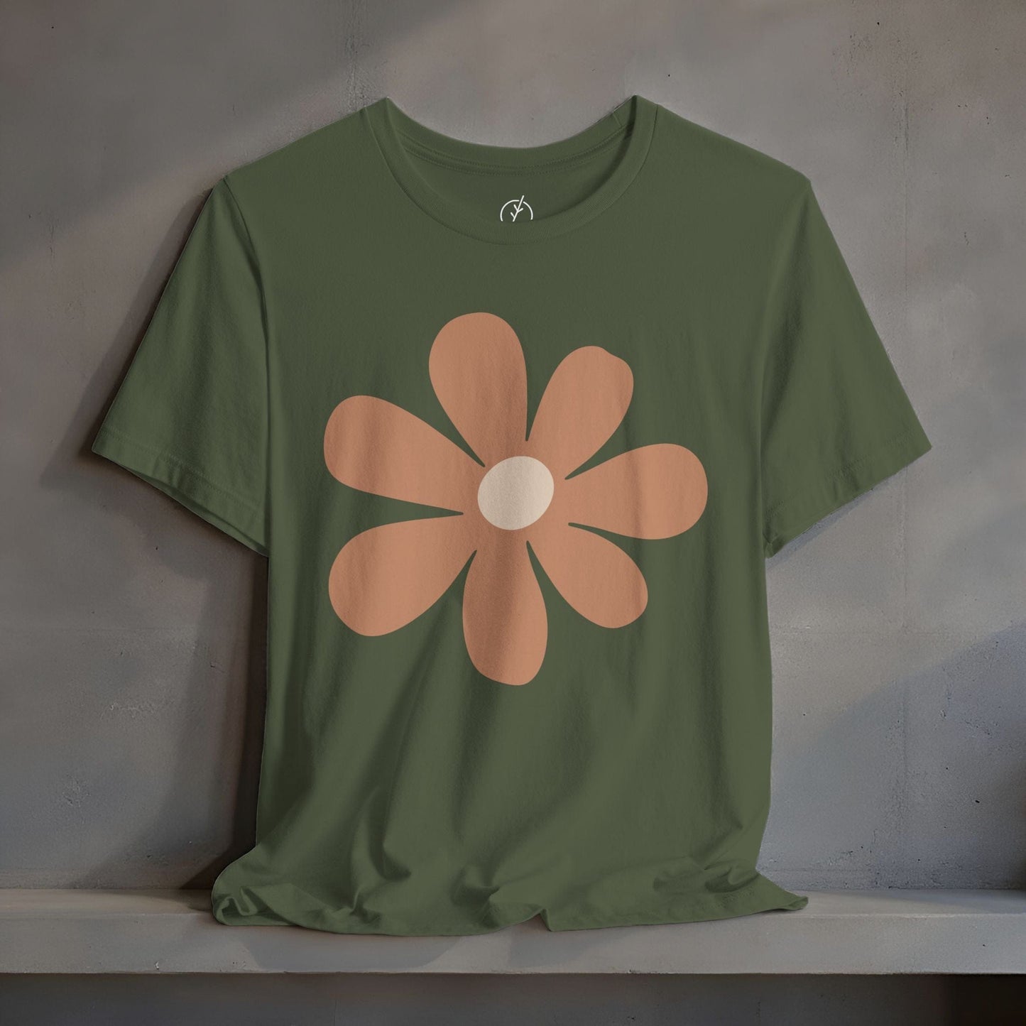 Retro Terracotta Daisy T-Shirt