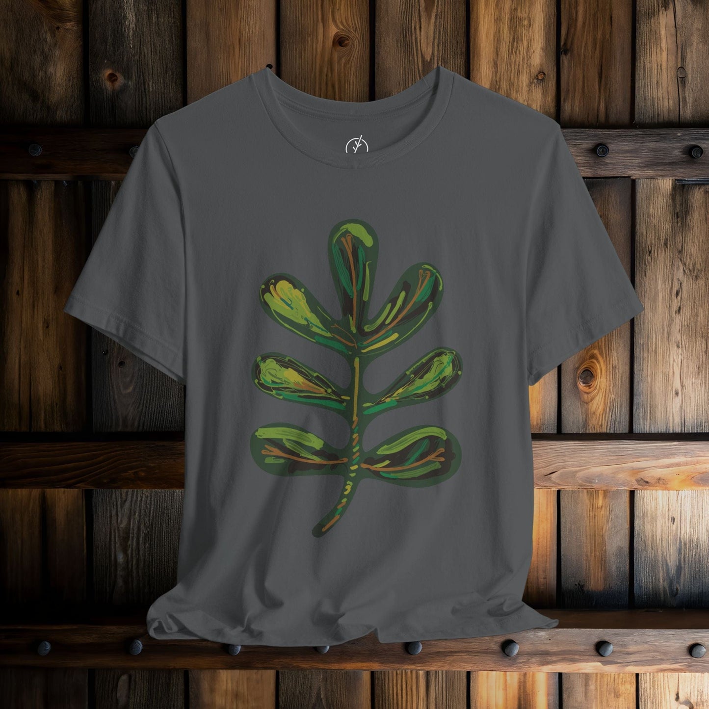 Verdant Totem Leaf T-Shirt
