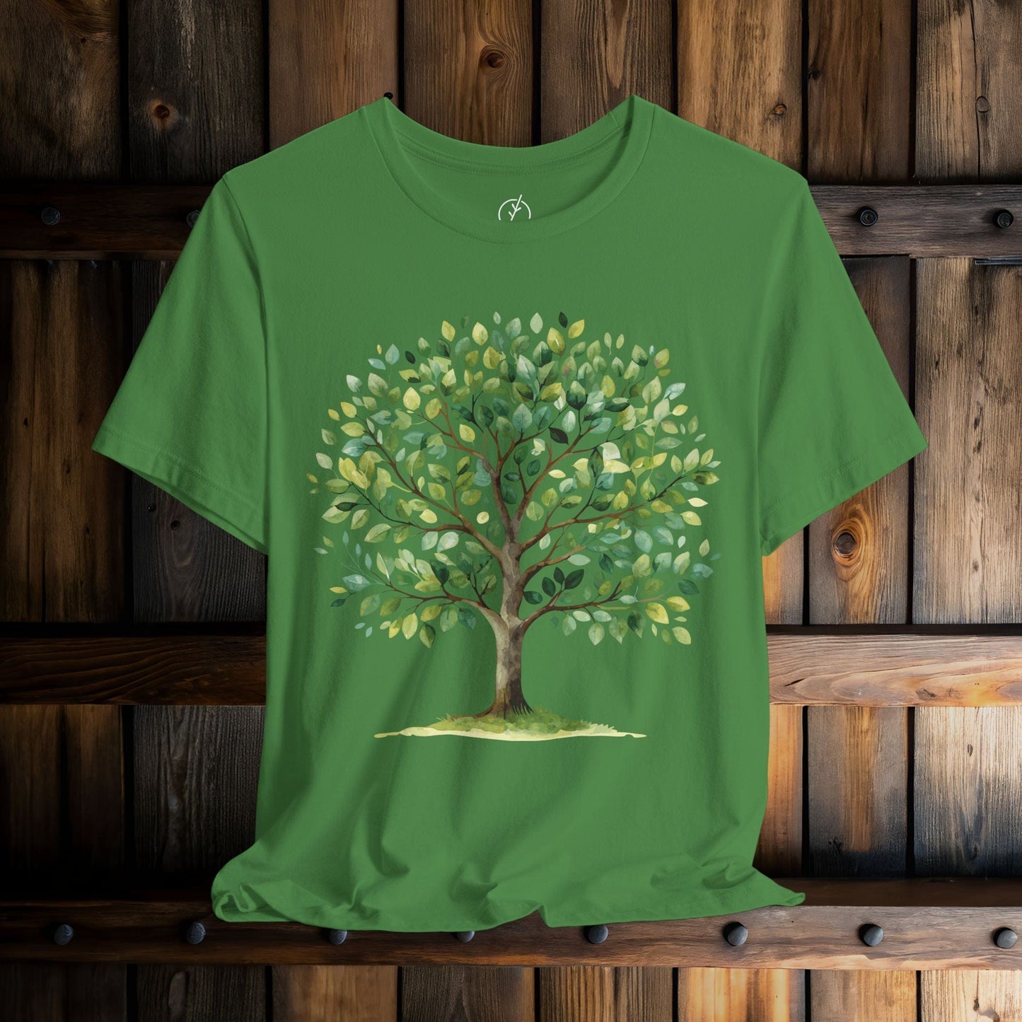 Verdant Watercolor Tree T-Shirt