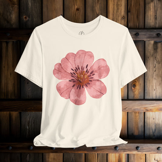 Blush Zinnia Bloom T-Shirt