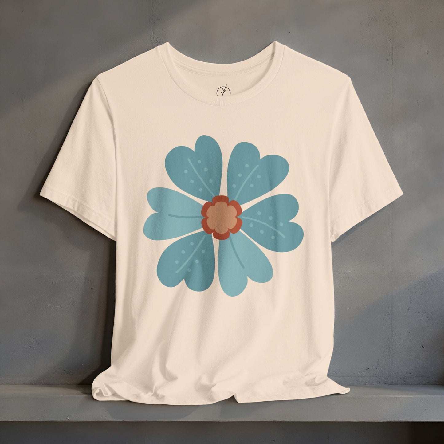 Teal Petal Medallion T-Shirt