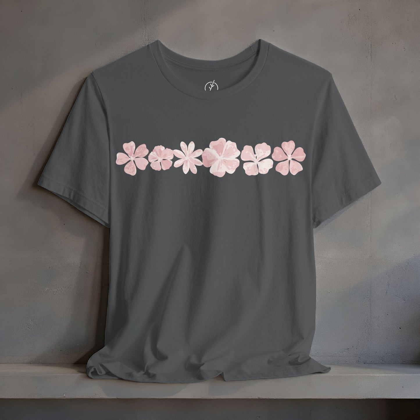 Blush Blossom Border T-Shirt