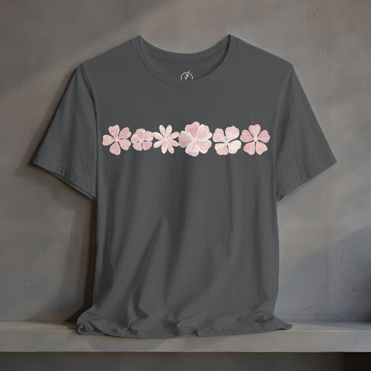 Blush Blossom Border T-Shirt