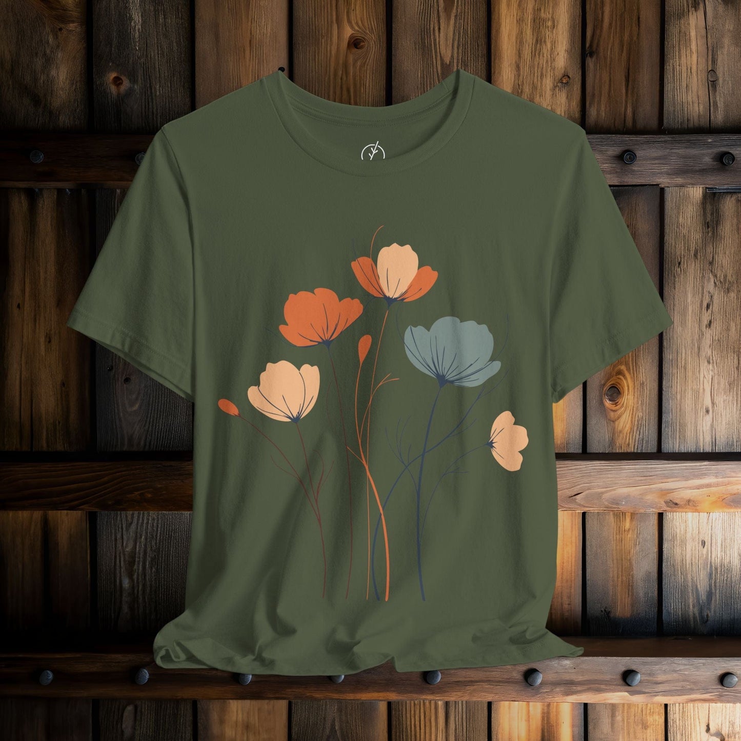 Airy Line Blossoms T-Shirt