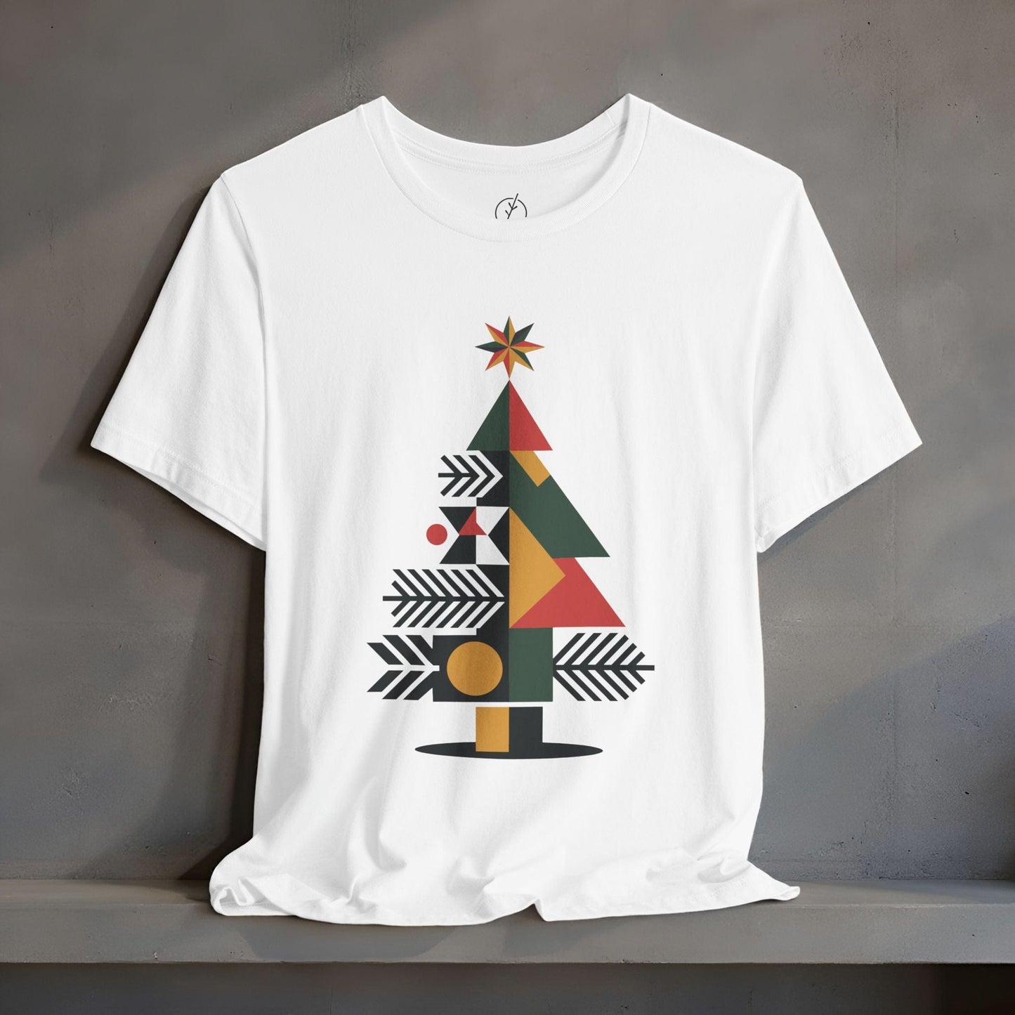 Cubist Geometry Tree T-Shirt