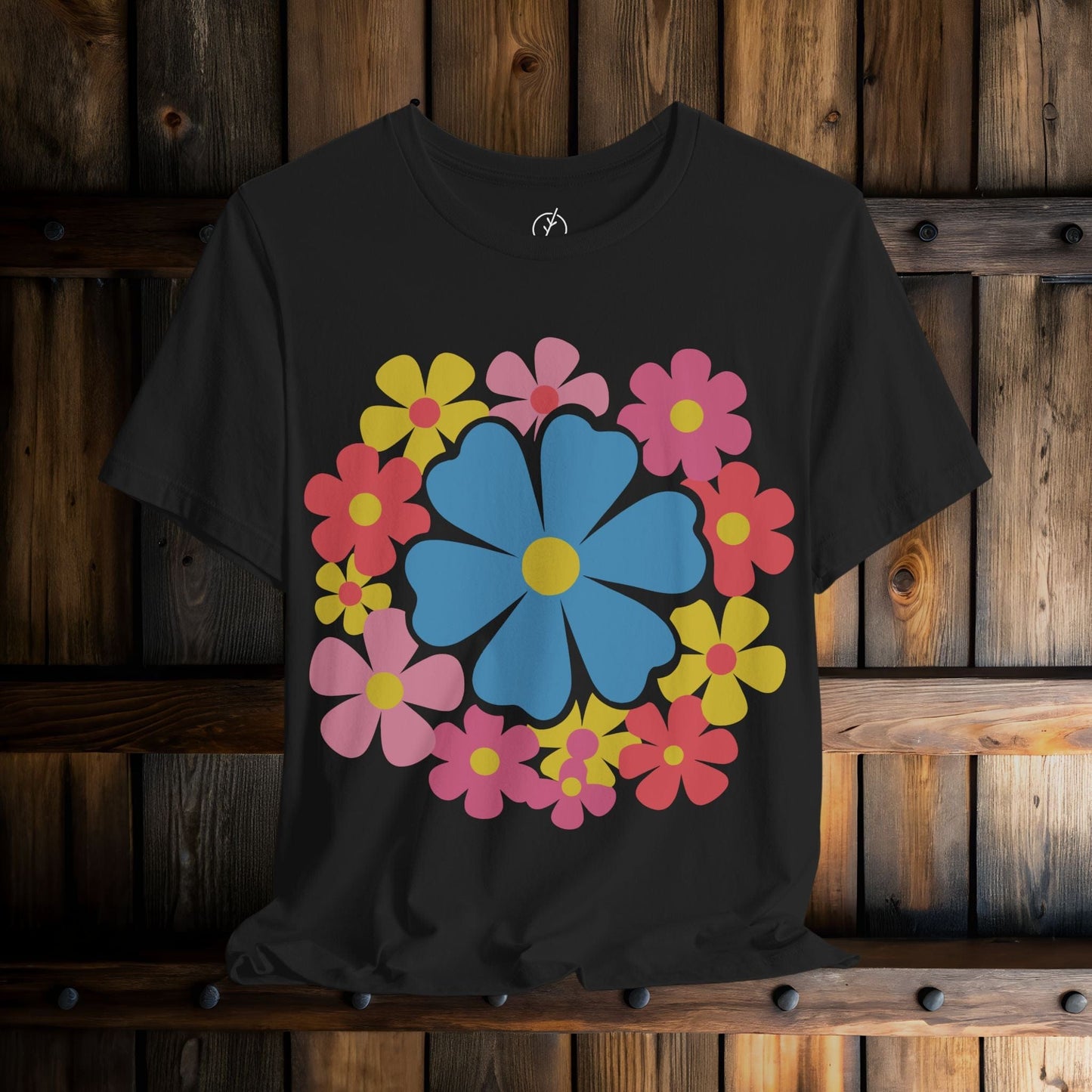 Flower Power Daisy Circle T-Shirt