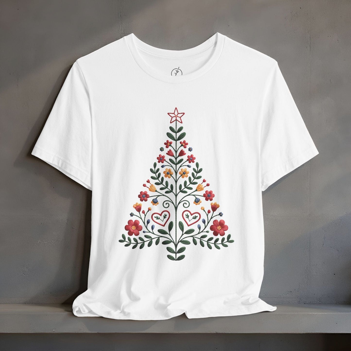 Folk Hearts Tree T-Shirt