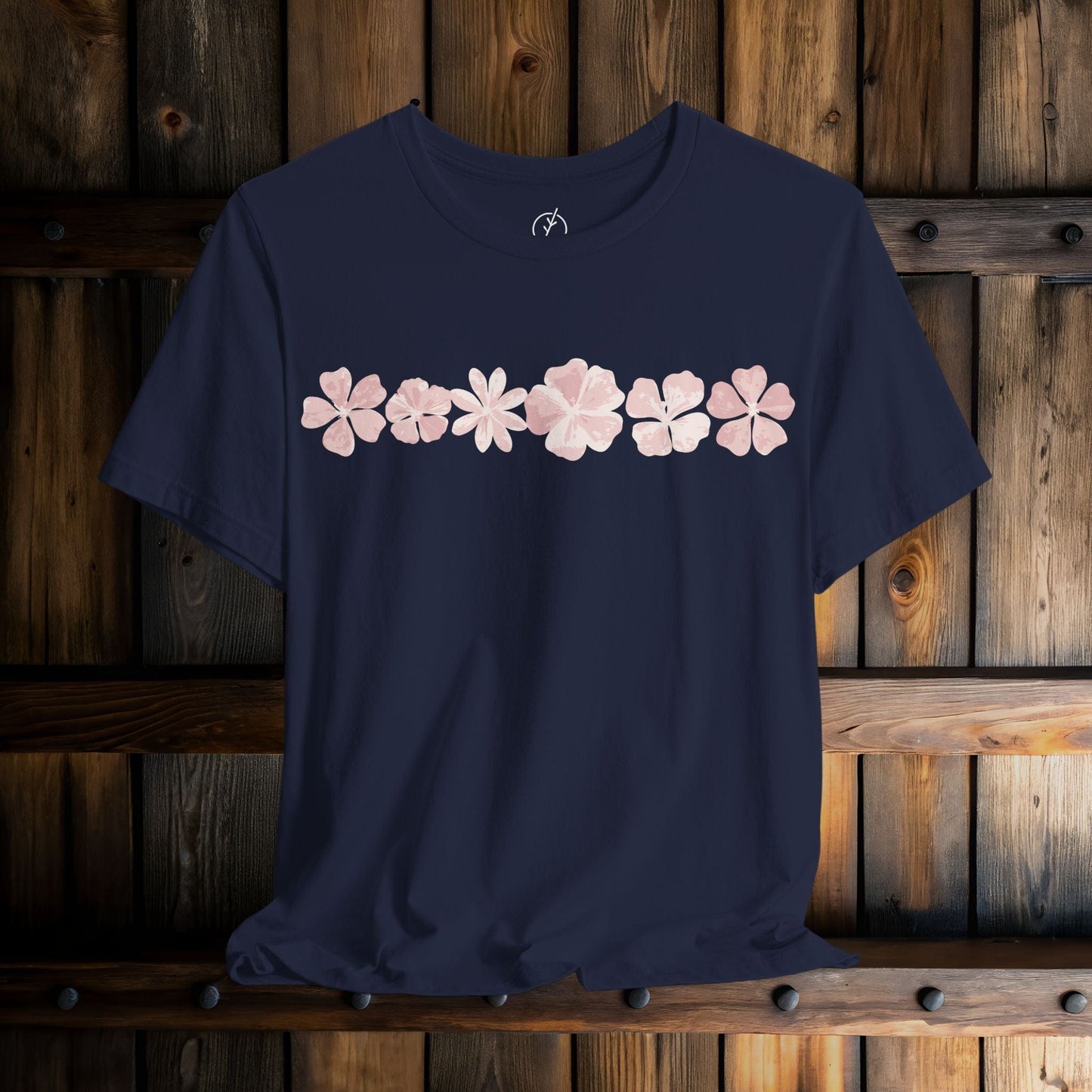 Blush Blossom Border T-Shirt