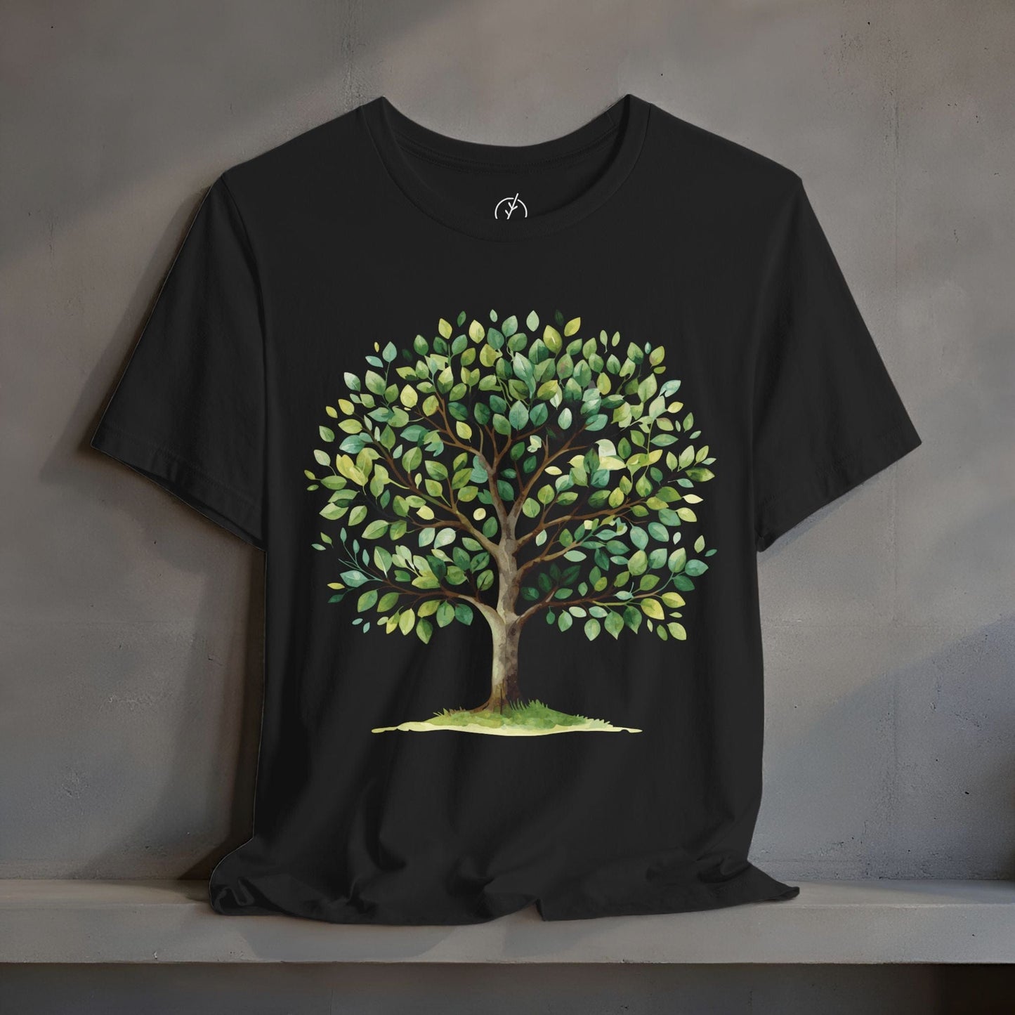 Verdant Watercolor Tree T-Shirt