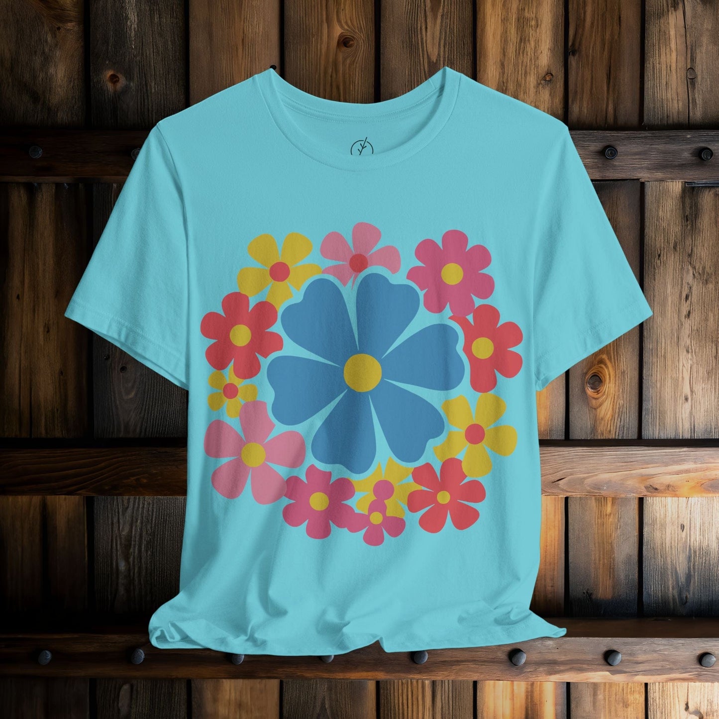 Flower Power Daisy Circle T-Shirt