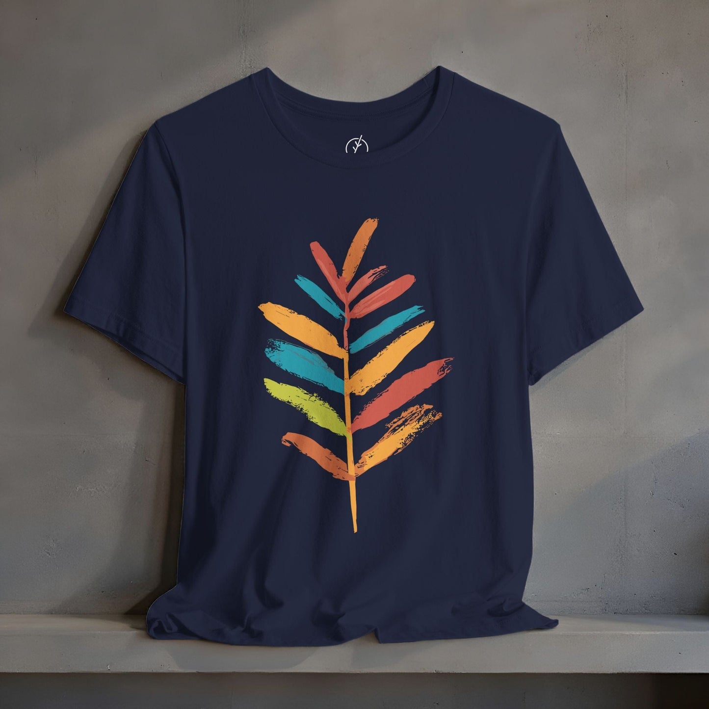 Rainbow Brush Leaf T-Shirt
