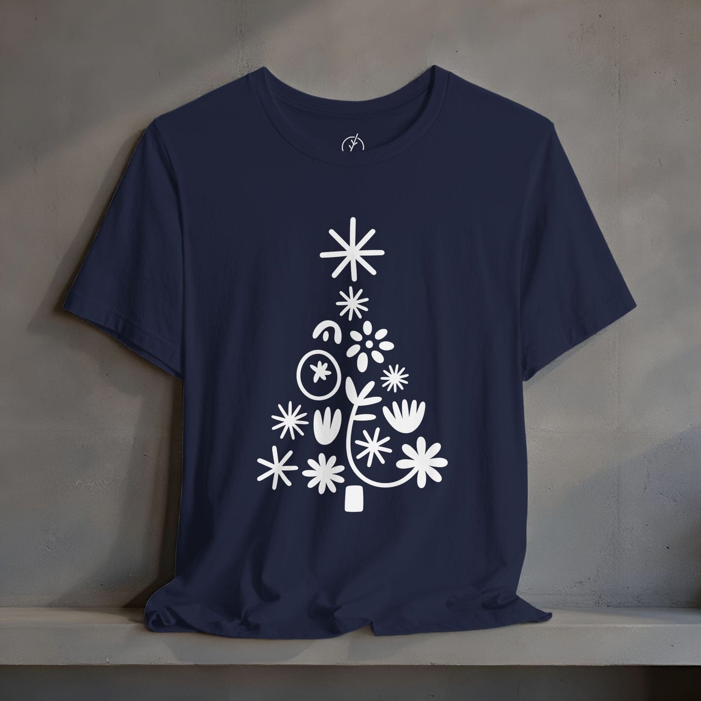 Playful Linework Tree T-Shirt