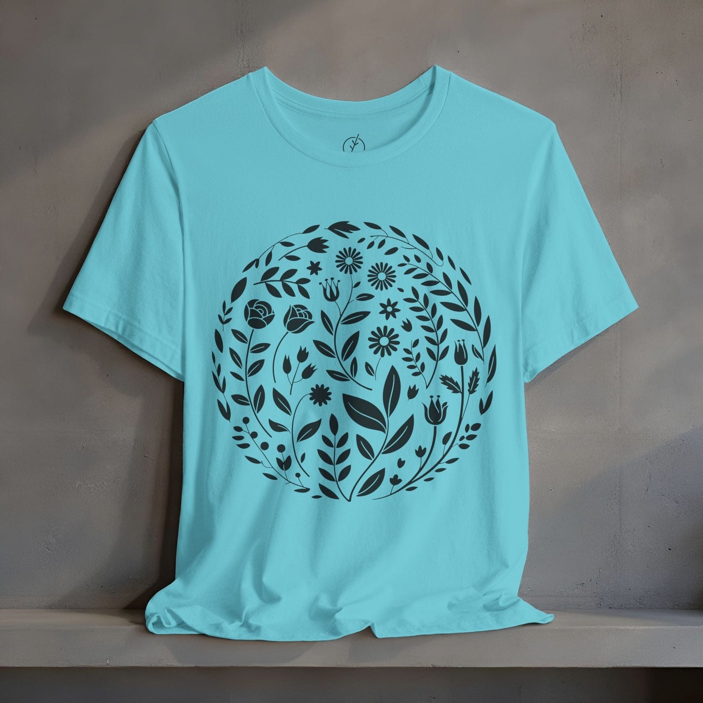 Inked Botanical Circle T-Shirt