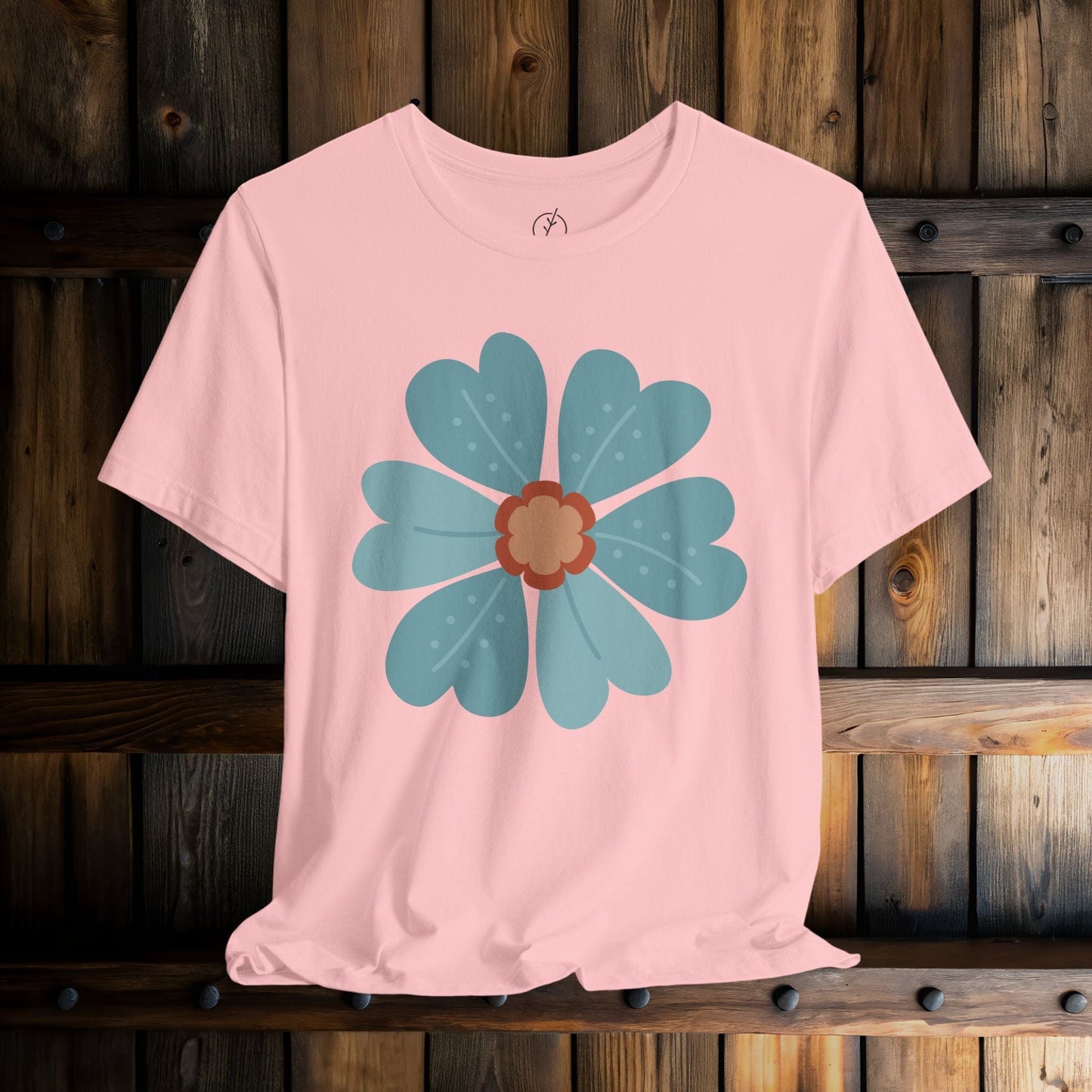 Teal Petal Medallion T-Shirt