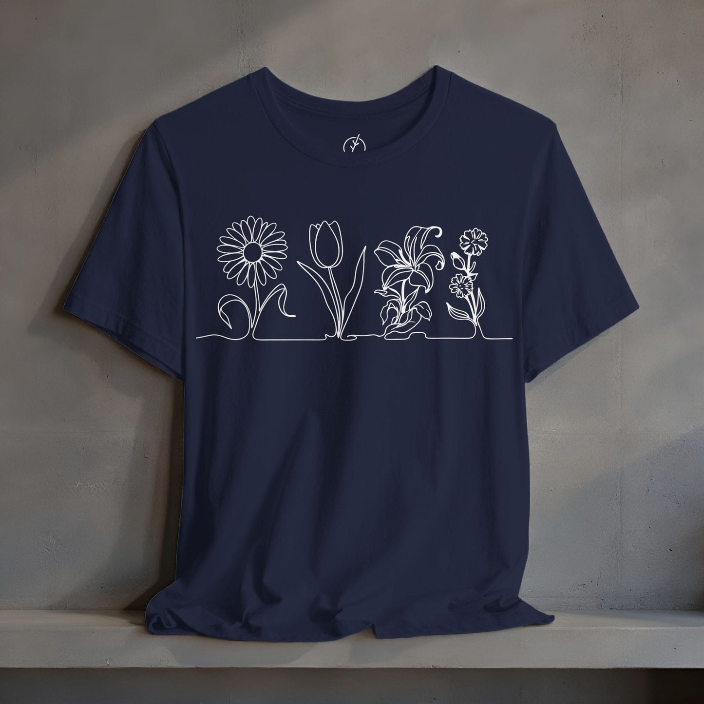 One Line Florals T-Shirt