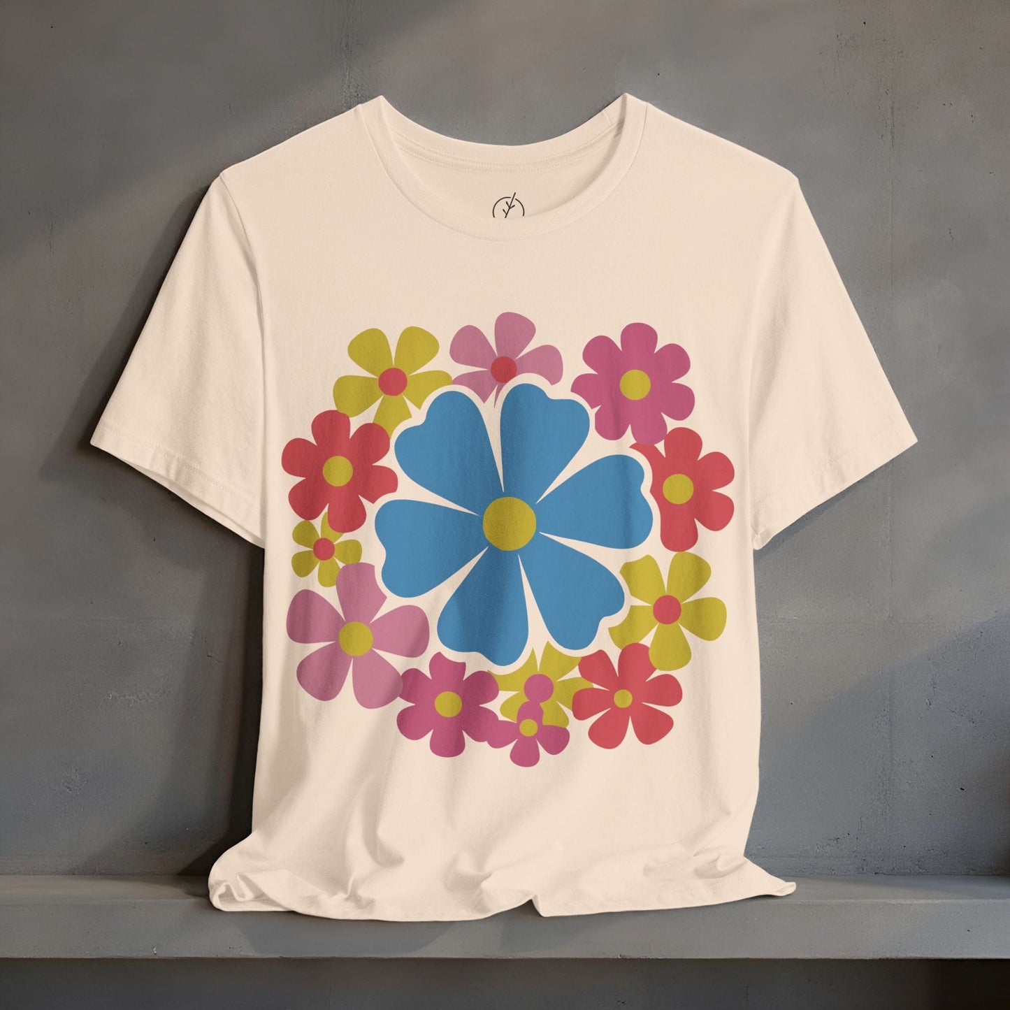 Flower Power Daisy Circle T-Shirt