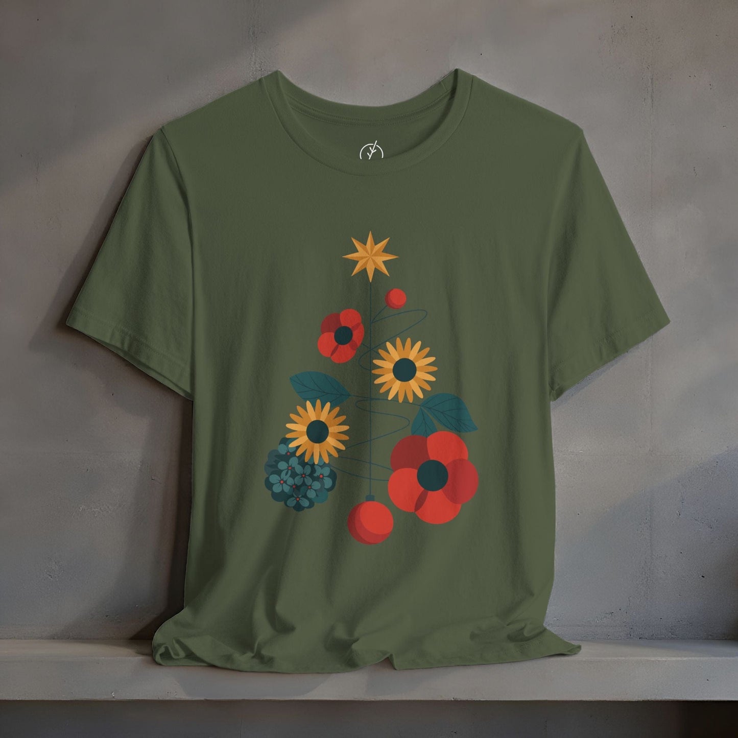 Floral Stem Tree T-Shirt