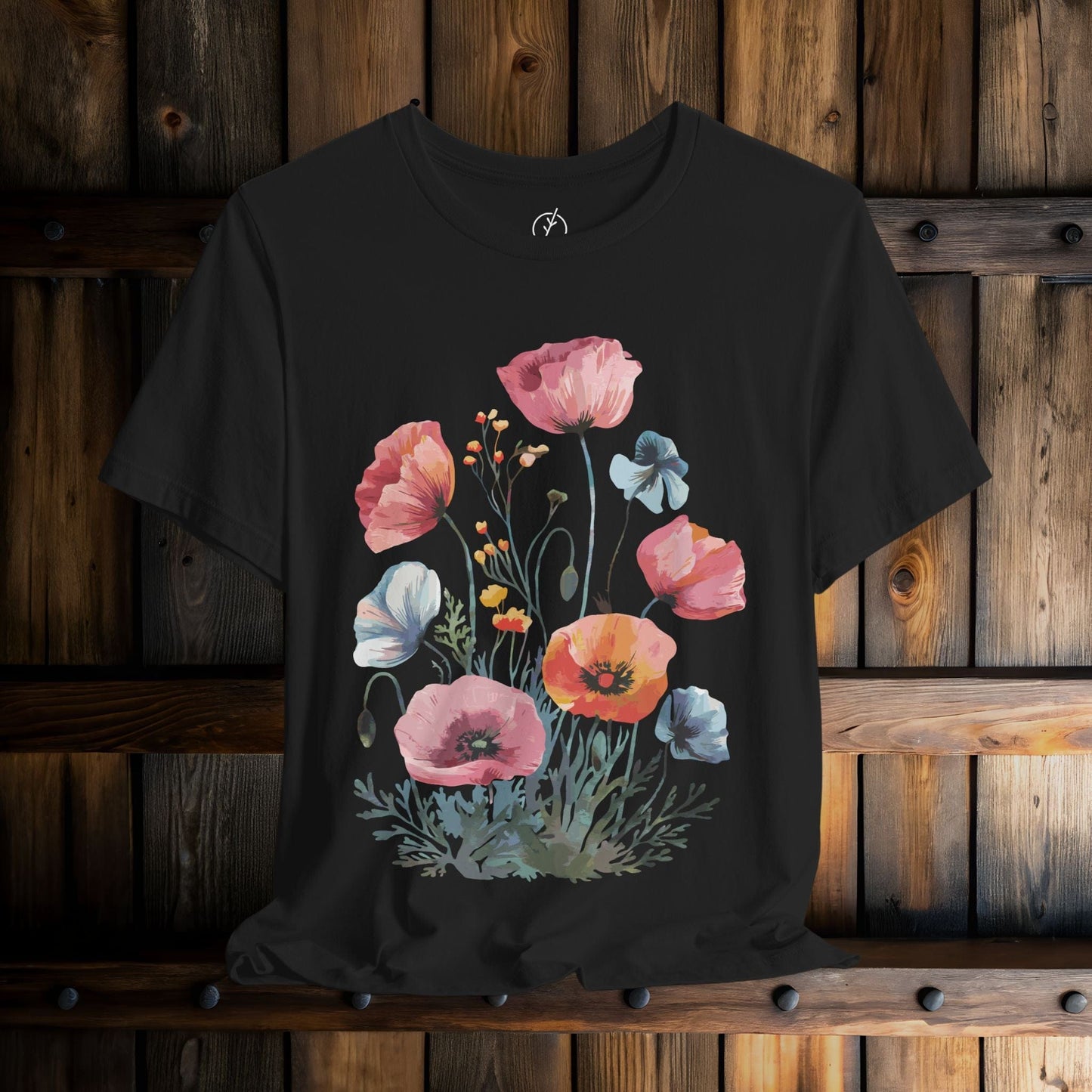 Pastel Poppy Bouquet T-Shirt